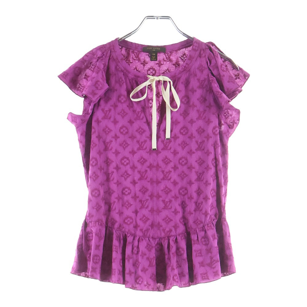 LOUIS VUITTON(ルイヴィトン) 11SS モノグラム フリルカットソー パープル RW111W WSTS19JEP レディース