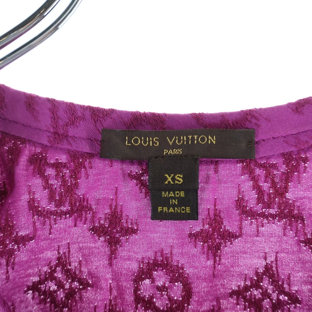 LOUIS VUITTON(ルイヴィトン) 11SS モノグラム フリルカットソー パープル RW111W WSTS19JEP レディース