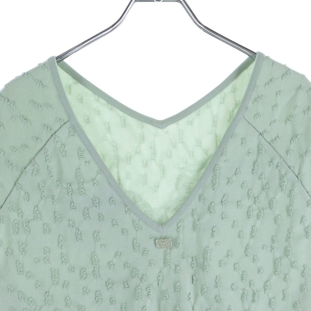 CHANEL(シャネル) ノースリーブニット ライトグリーン P43857K04517 AW017 レディース