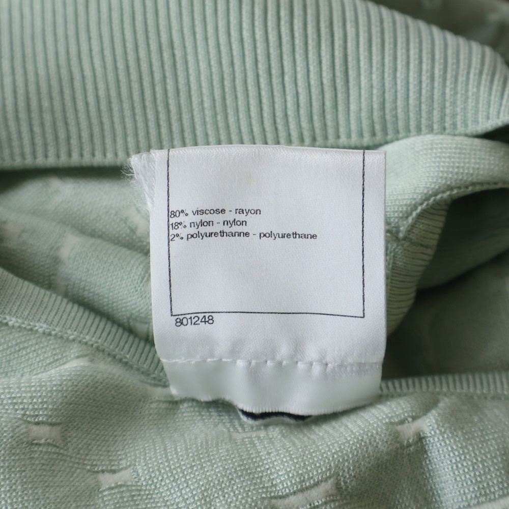 CHANEL(シャネル) ノースリーブニット ライトグリーン P43857K04517 AW017 レディース