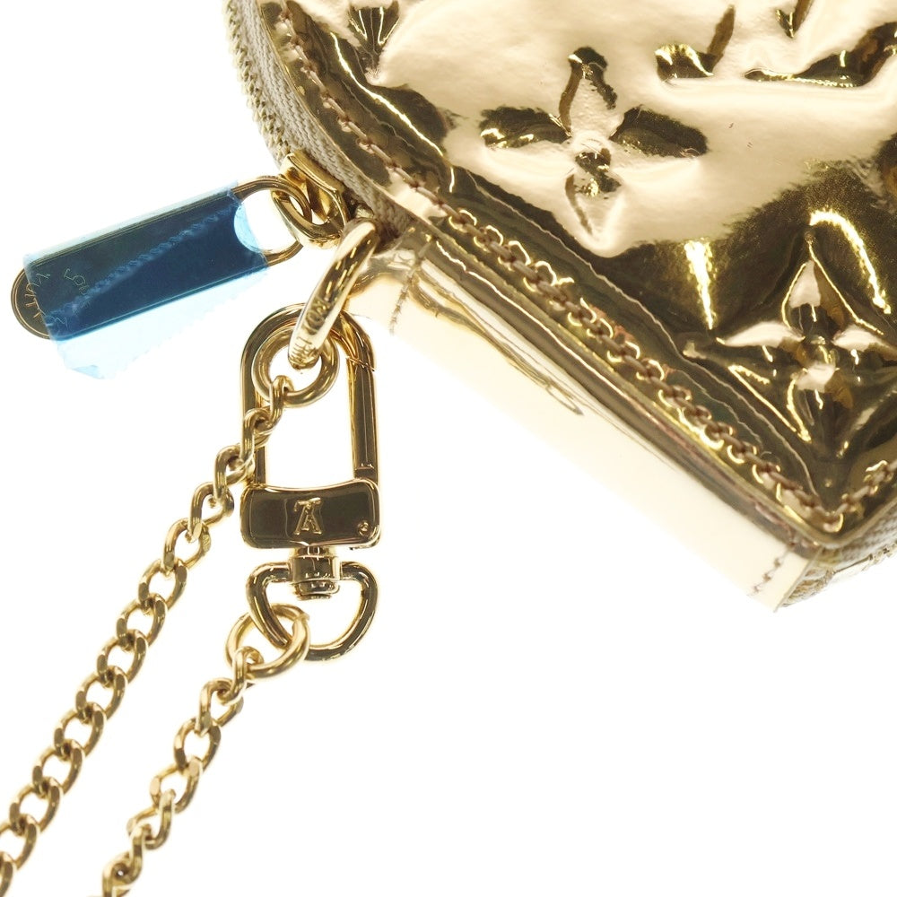 LOUIS VUITTON(ルイヴィトン) モノグラム ミロワール ポルトモネクール ハート型小銭入れ ゴールド エナメル M93567 レディース