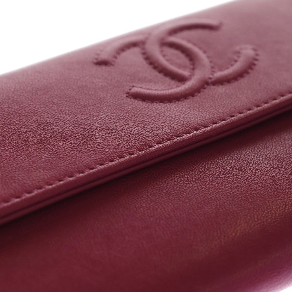 CHANEL(シャネル) ココマーク 長財布 ピンク レザー 28番台 レディース