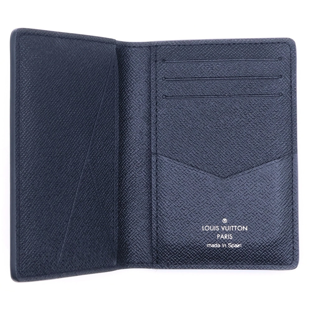 LOUIS VUITTON(ルイヴィトン) ダミエグラフィット ポケット・オーガナイザー カードケース 名刺入れ ブラック レザー N63143 レディース