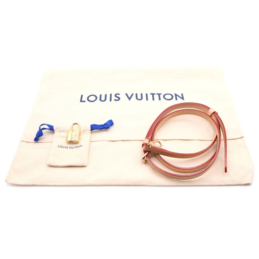 LOUIS VUITTON(ルイヴィトン) ダミエリシャス アルマBB 2WAYバッグ ショルダーバッグ ハンドバッグ ホワイト×ブラウン ピーチ N40516 ゴールド金具 レディース