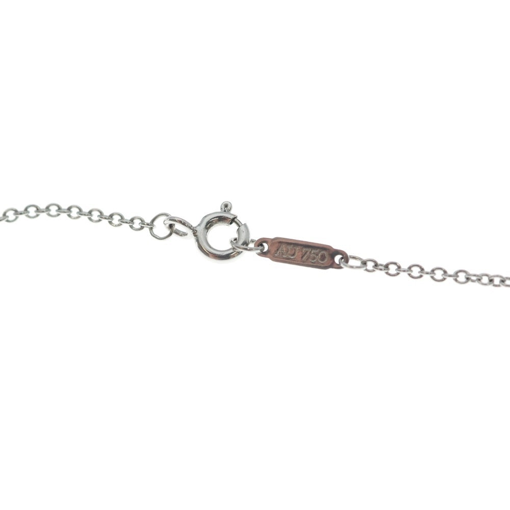 TIFFANY & Co.(ティファニー) T TWO ダイヤ ダブルチェーン ブレスレット Au750 K18 WG ホワイトゴールド レディース