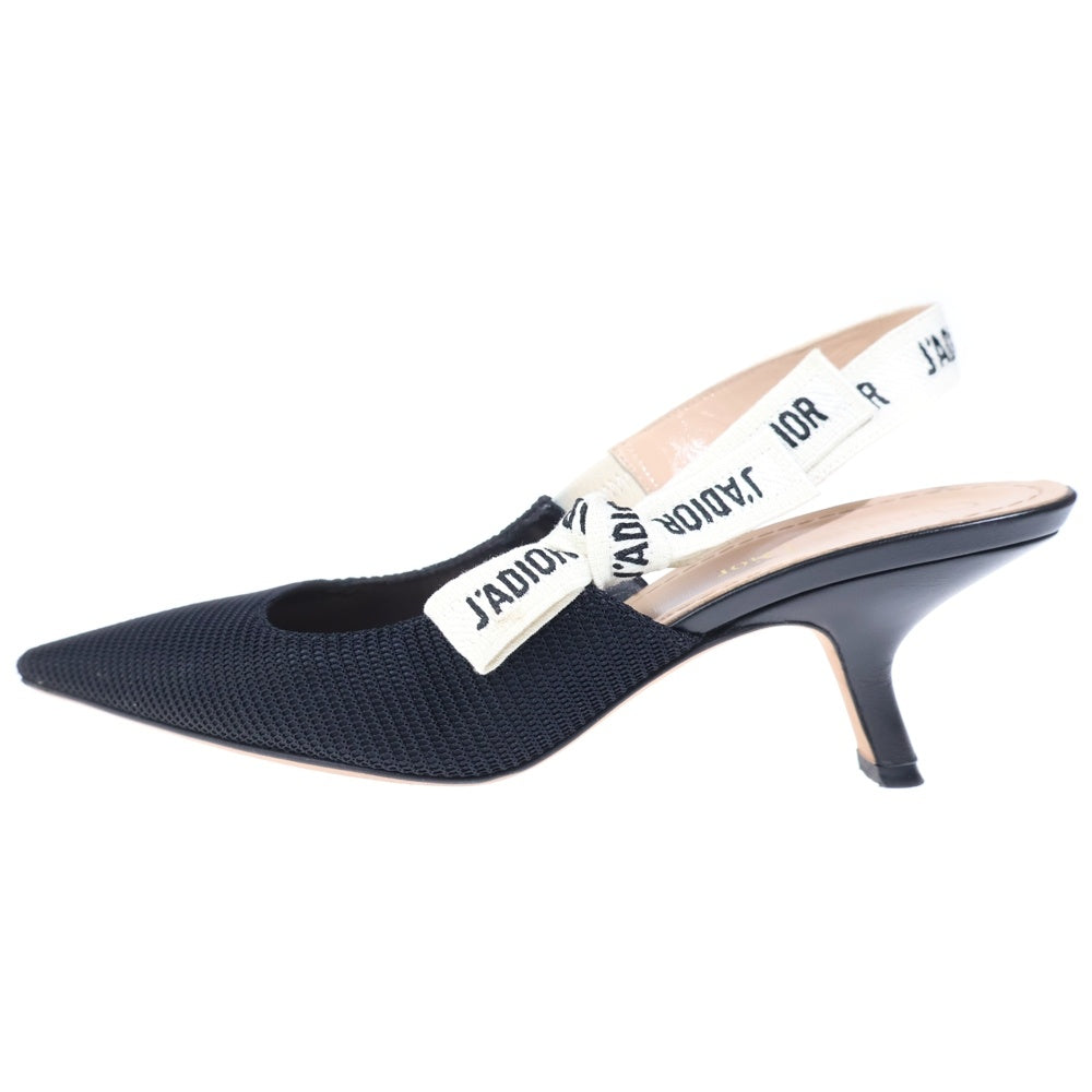 DIOR(ディオール) スリングバック ヒール サンダル パンプス シューズ ブラック レディース