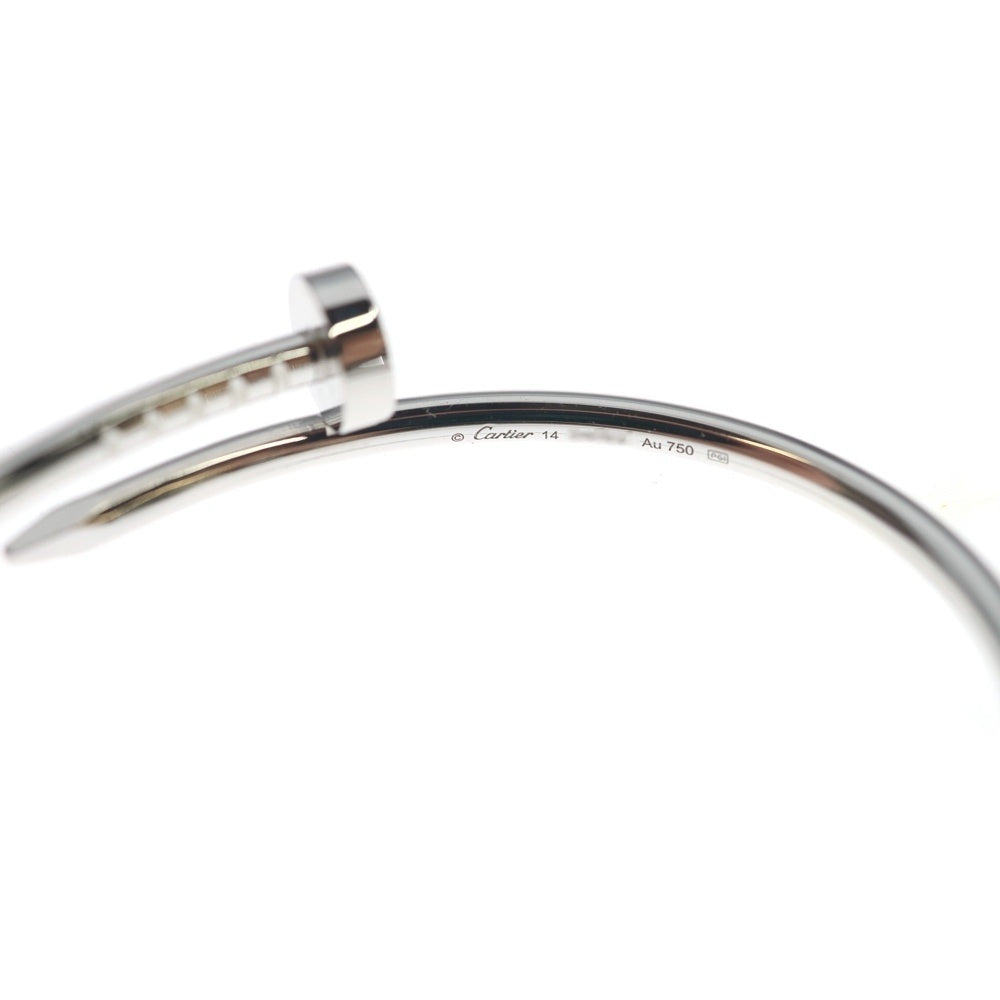 Cartier(カルティエ) ジュストアンクル SM Au750 K18 WG ホワイトゴールド ブレスレット レディース
