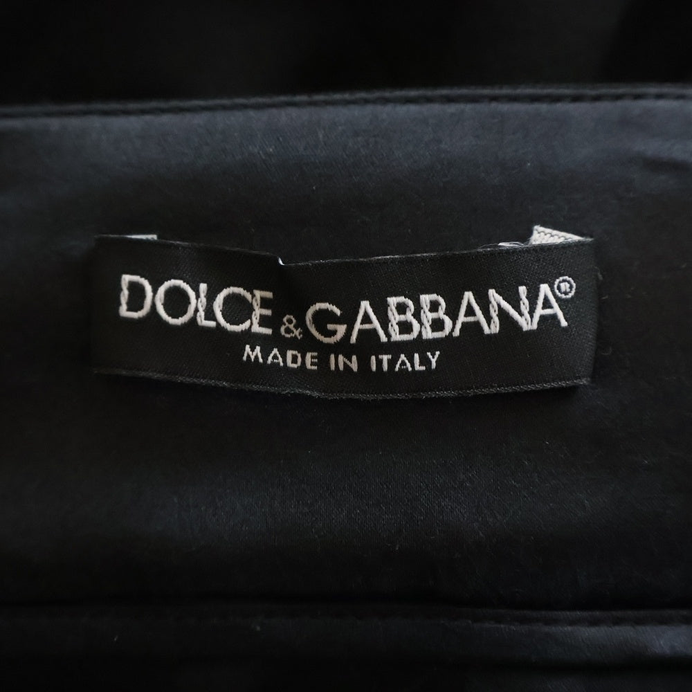 DOLCE & GABBANA(ドルチェアンドガッバーナ) ウール ミディアム タイト スカート ブラック レディース F4S27T