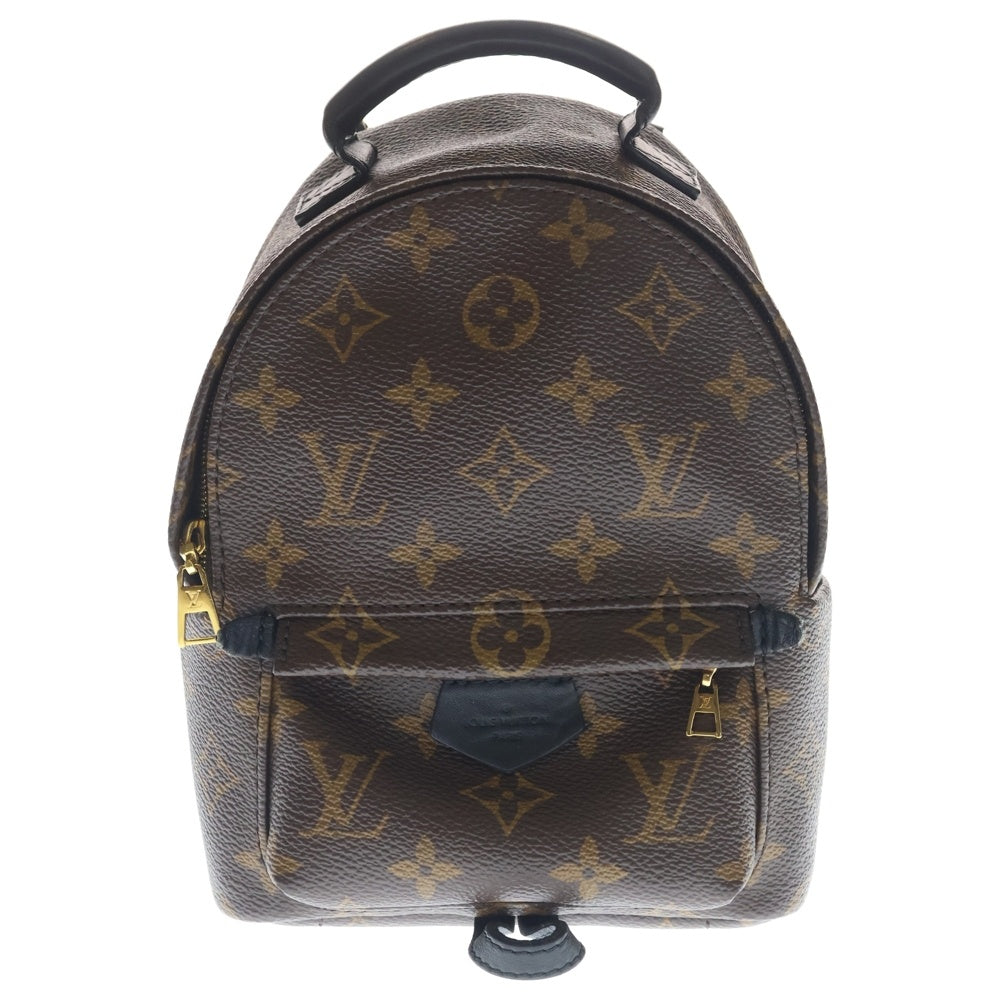 LOUIS VUITTON(ルイヴィトン) パームスプリングスMINI PVC レザー バックパック リュックサック ゴールド金具 ブラウン M44873 レディース