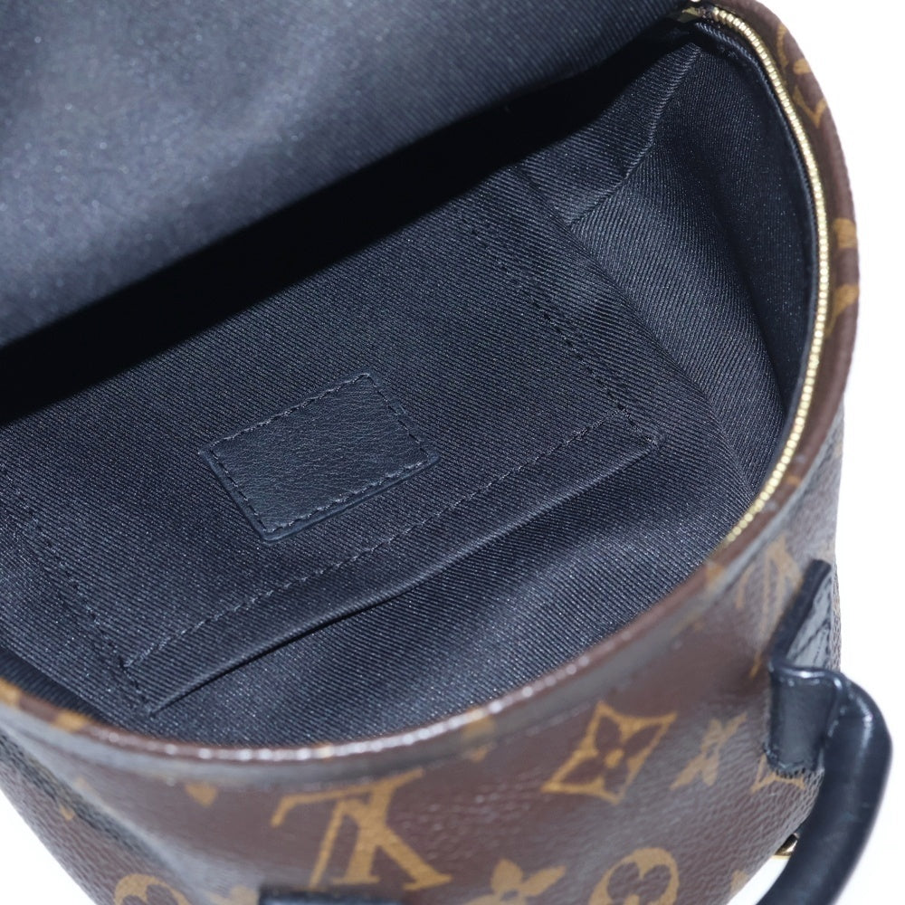 LOUIS VUITTON(ルイヴィトン) パームスプリングスMINI PVC レザー バックパック リュックサック ゴールド金具 ブラウン M44873 レディース