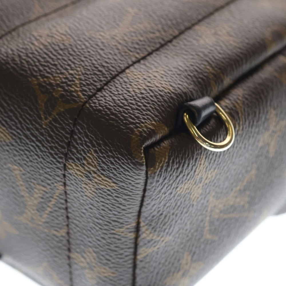 LOUIS VUITTON(ルイヴィトン) パームスプリングスMINI PVC レザー バックパック リュックサック ゴールド金具 ブラウン M44873 レディース