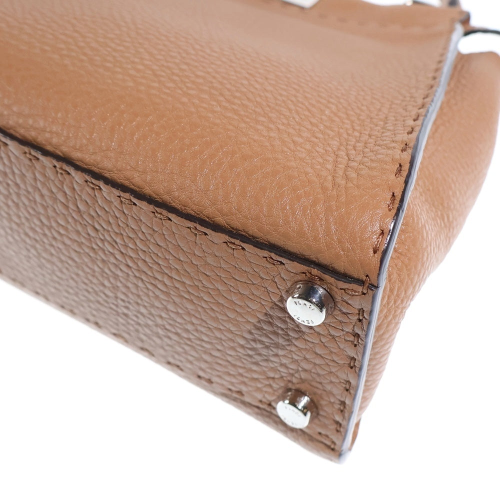 FENDI(フェンディ) ピーカブー セレリア ミディアム レザー 2wayバッグ ショルダーバッグ 8BN290 レディース