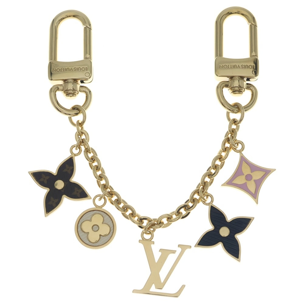 LOUIS VUITTON(ルイヴィトン) バッグチャーム・チェーン スプリング ストリート ストラップチャーム バッグチャーム ゴールド×ブラウン×ピンク M01188