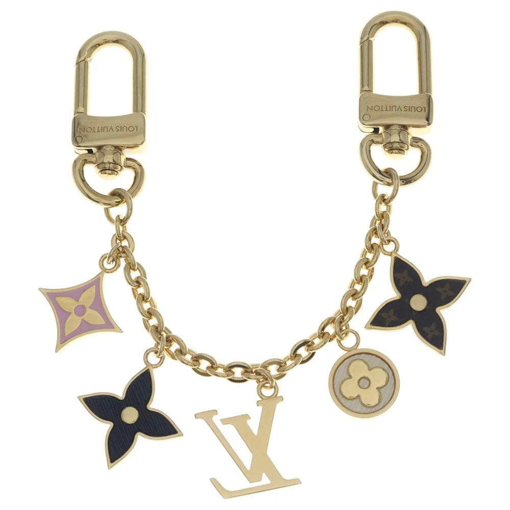 LOUIS VUITTON(ルイヴィトン) バッグチャーム・チェーン スプリング ストリート ストラップチャーム バッグチャーム ゴールド×ブラウン×ピンク M01188
