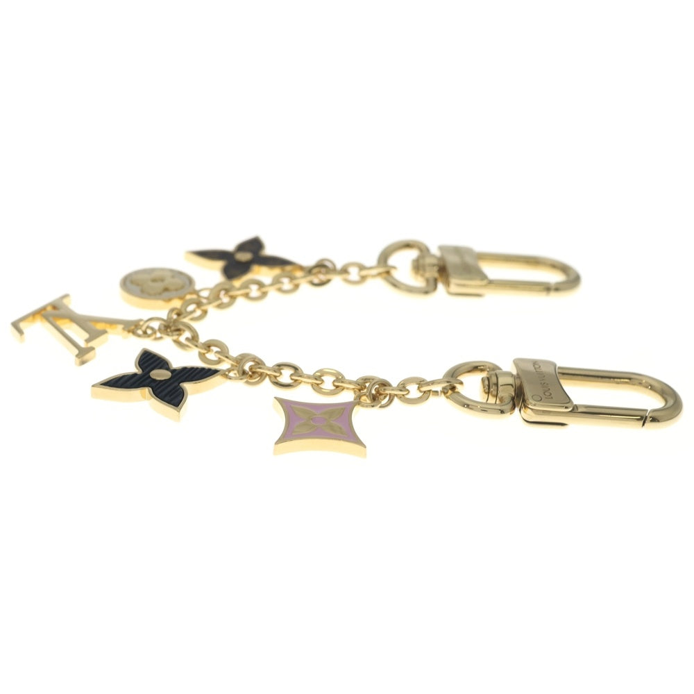 LOUIS VUITTON(ルイヴィトン) バッグチャーム・チェーン スプリング ストリート ストラップチャーム バッグチャーム ゴールド×ブラウン×ピンク M01188