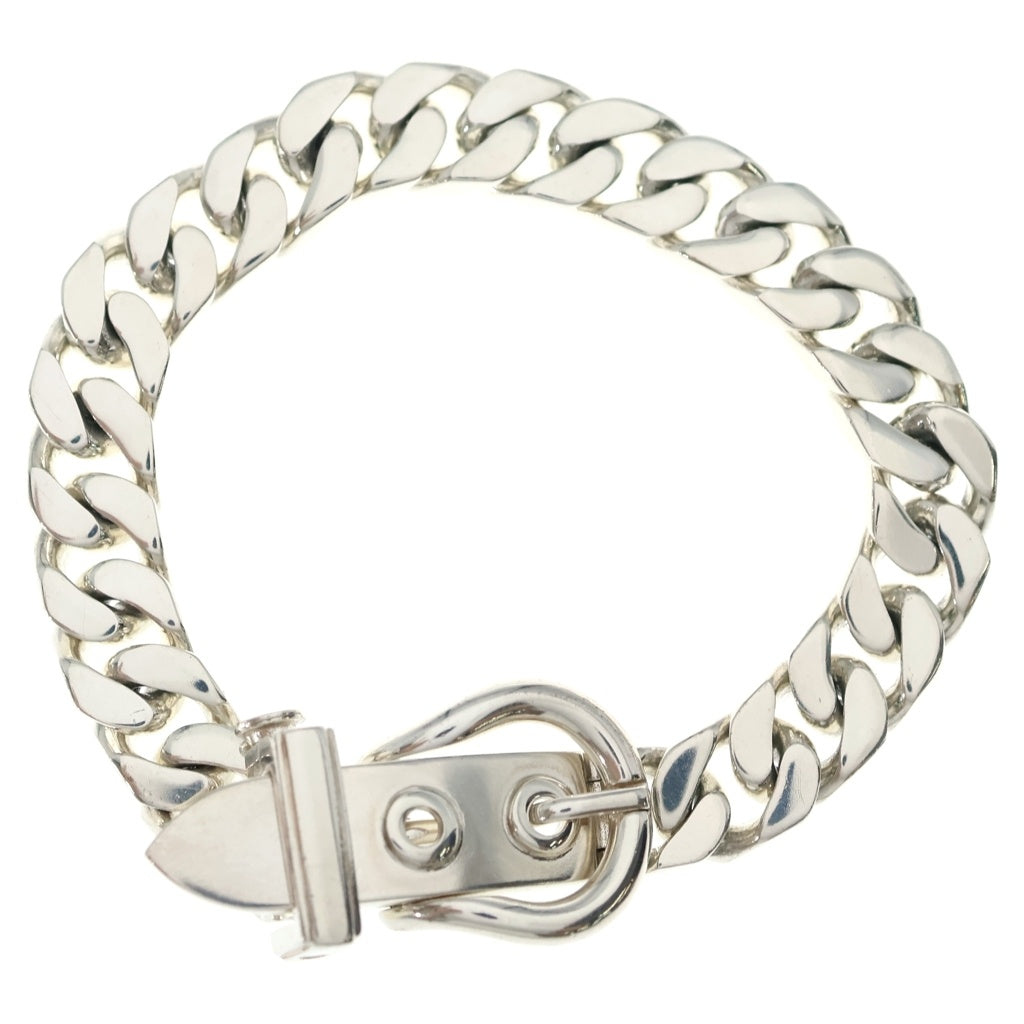 エルメス HERMES チェーンショルダー □N刻印　(2010年製) エプロンドール/シルバー金具 シルク レディース ショルダーバッグ HERMES - エルメス HERMES チェーンショルダー □N刻印 (2010年製
