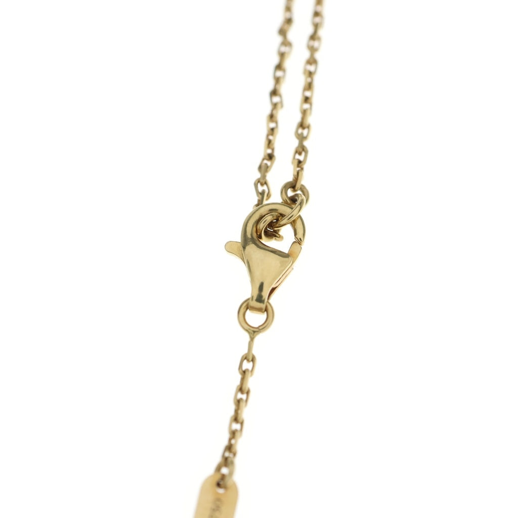 Van Cleef & Arpels(ヴァンクリーフアンドアーペル) ヴィンテージアルハンブラ オニキス ネックレス ペンダント チェーン ゴールド×ブラック YG