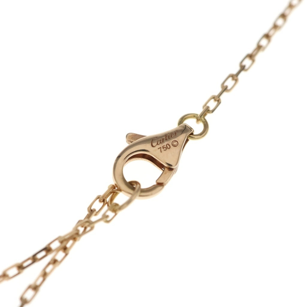 Cartier(カルティエ) ロゴドゥーブルC ネックレス ダイヤ ペンダント チェーン ピンクゴールド PG RK7924