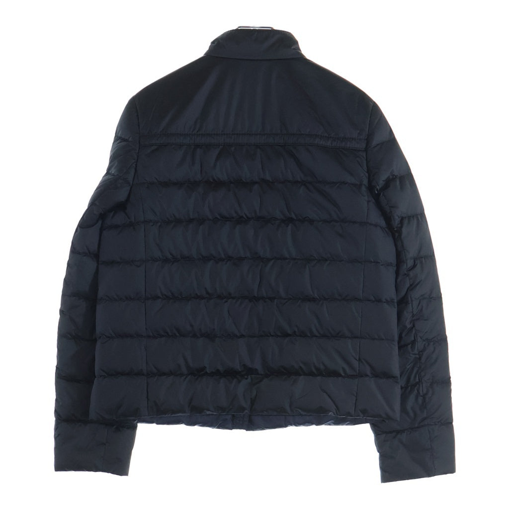 PRADA(プラダ) トライアングルロゴプレート スタンドカラー ジップアップ ダウンジャケット ブラック レディース 29B830