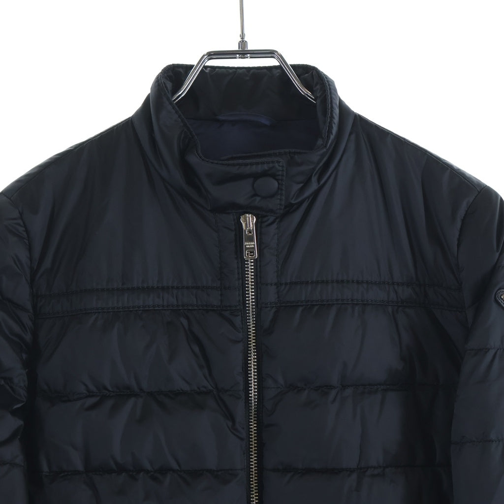 PRADA(プラダ) トライアングルロゴプレート スタンドカラー ジップアップ ダウンジャケット ブラック レディース 29B830