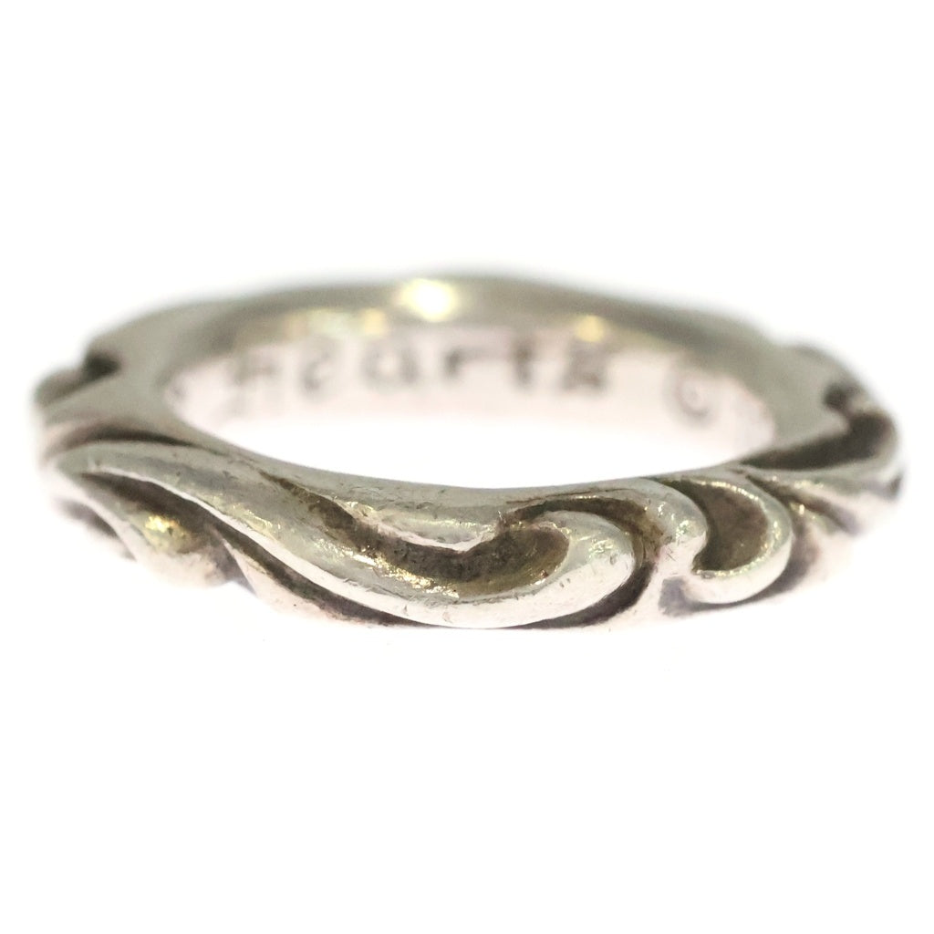 CHROME HEARTS(クロムハーツ) SCRL BAND スクロールバンド リング シルバー #12 BCA351