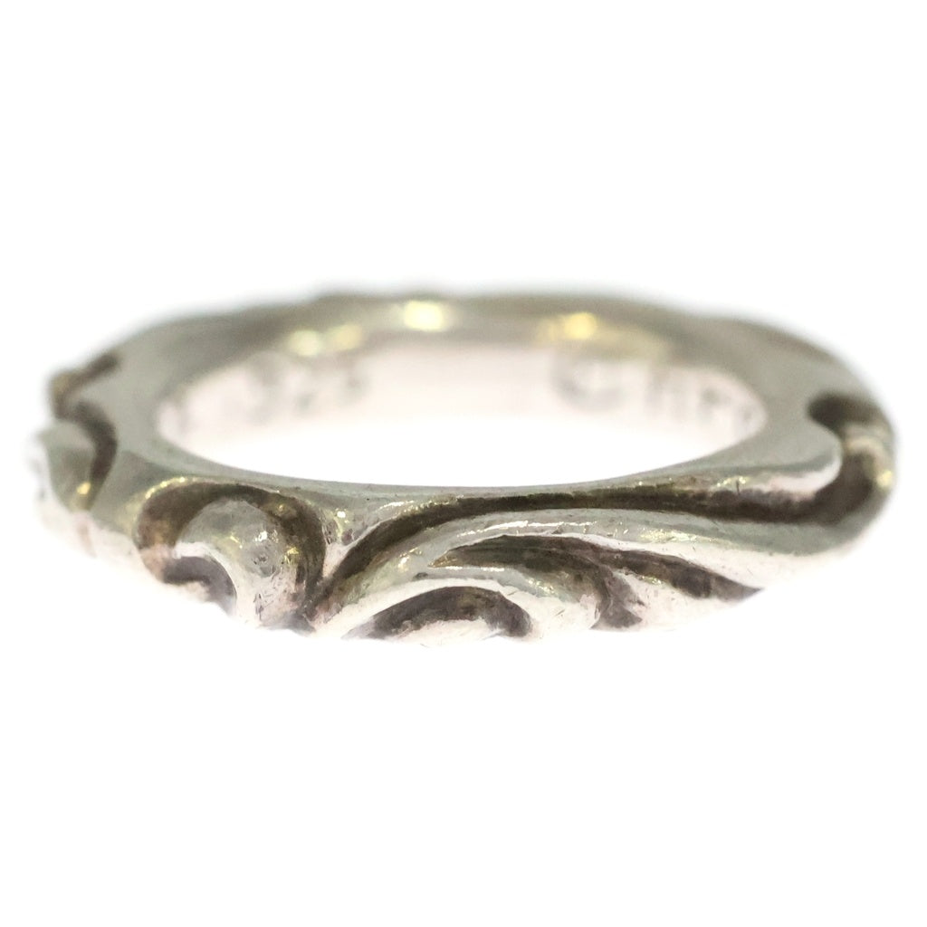 CHROME HEARTS(クロムハーツ) SCRL BAND スクロールバンド リング シルバー #12 BCA351