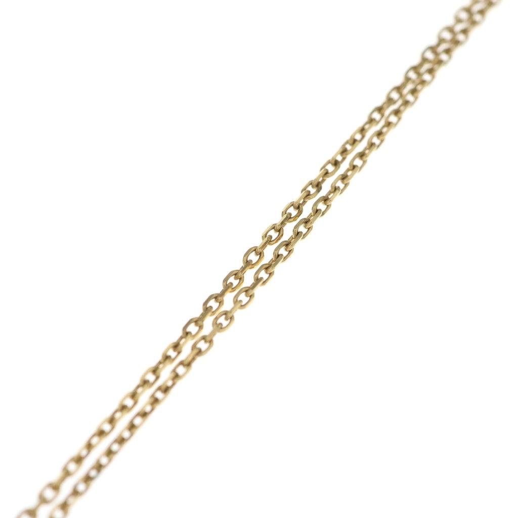 Van Cleef & Arpels(ヴァンクリーフアンドアーペル) ヴィンテージアルハンブラ オニキス ネックレス ペンダント チェーン ブラック×ゴールド 750 レディース