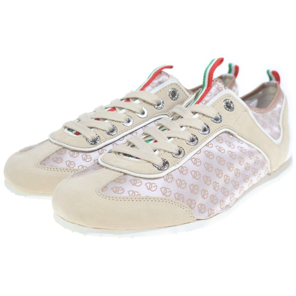 DOLCE & GABBANA(ドルチェアンドガッバーナ) DG ロゴ ローカットスニーカー シューズ ピンク/ベージュ CA0197