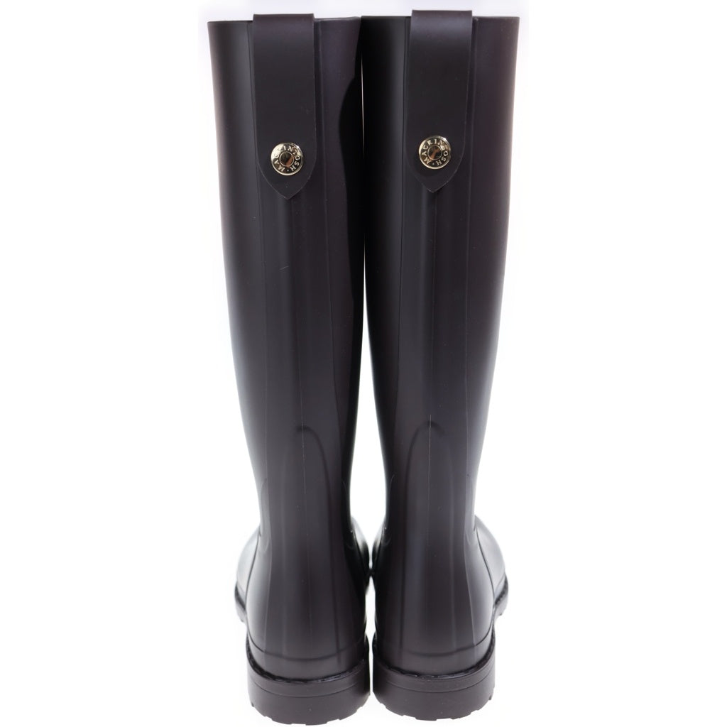 MACKINTOSH(マッキントッシュ) Wiston ウィンストン レイン ロングブーツ ラバー ロゴ ダークブラウン FW0125 レディース
