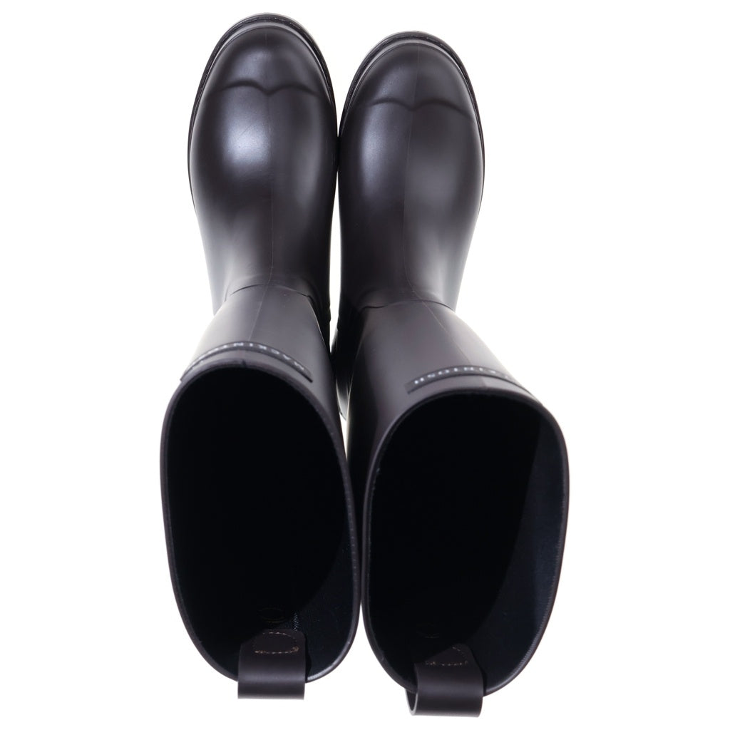 MACKINTOSH(マッキントッシュ) Wiston ウィンストン レイン ロングブーツ ラバー ロゴ ダークブラウン FW0125 レディース