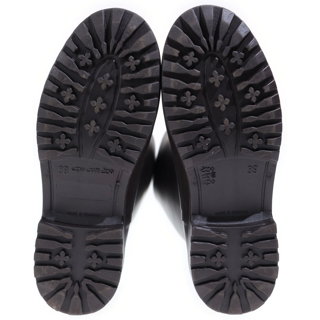 MACKINTOSH(マッキントッシュ) Wiston ウィンストン レイン ロングブーツ ラバー ロゴ ダークブラウン FW0125 レディース
