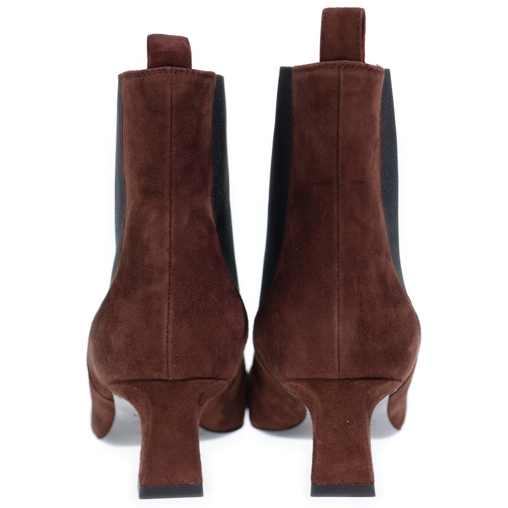 Roger Vivier(ロジェヴィヴィエ) ベルヴィヴィエスエードチェルシーブーツ ロングブーツ ブラウン レディース