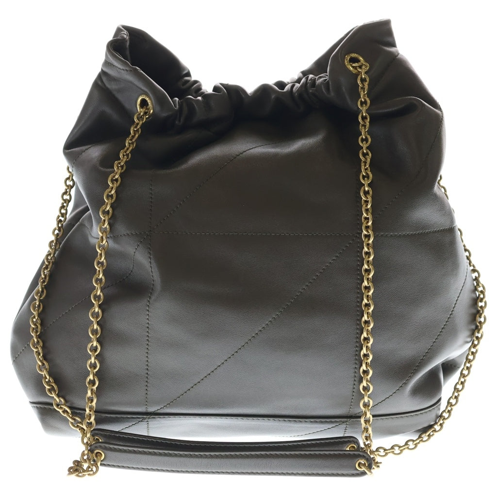 SAINT LAURENT PARIS(サンローランパリ) ジェイミー 4.3 ショルダーバッグ カーキ カーフレザー ゴールド金具 レディース