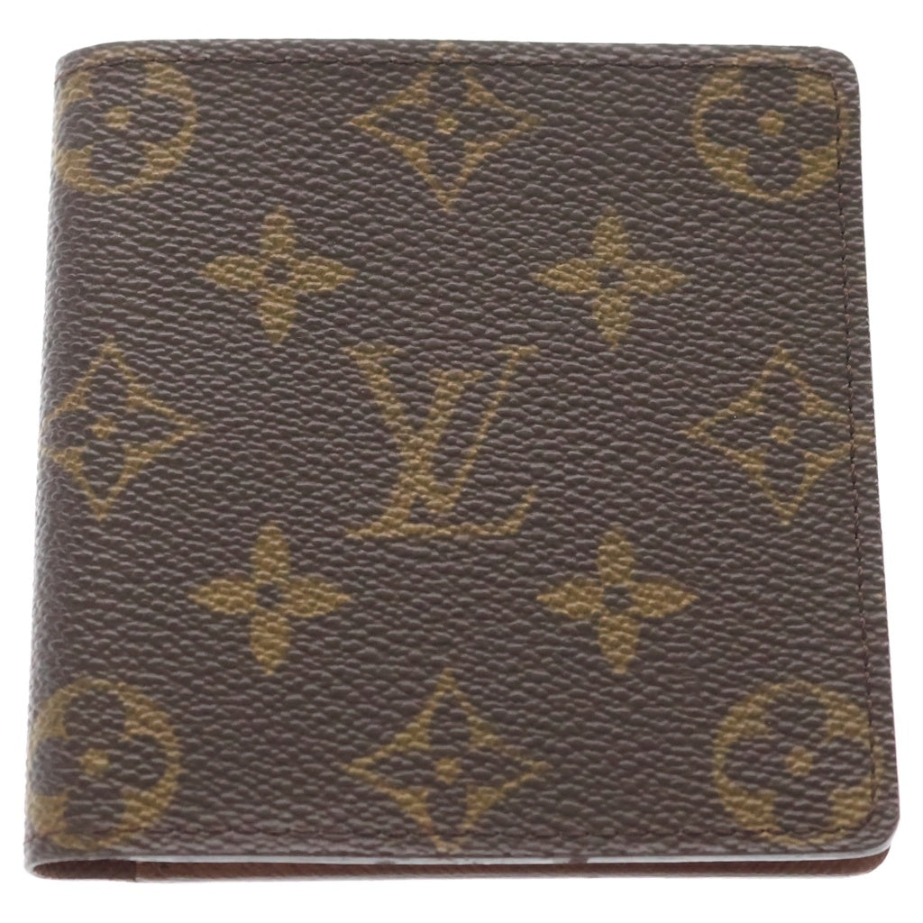 LOUIS VUITTON(ルイヴィトン) モノグラム ポルト ビエ・6カルト クレディ2つ折り コンパクトウォレット レザー 財布 ブラウン M60929