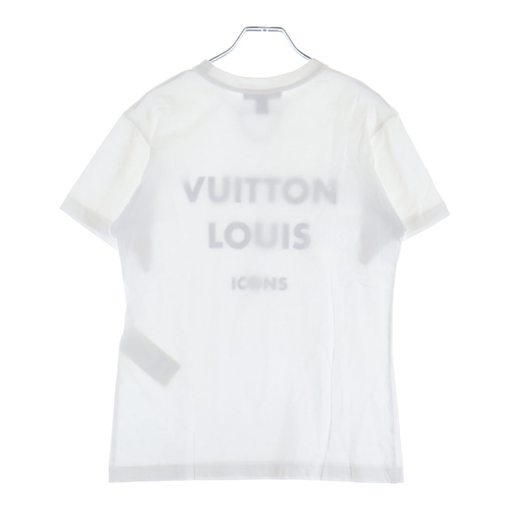 LOUIS VUITTON(ルイヴィトン) 20SS チェーン リバースロゴ プリント 半袖Tシャツ カットソー ホワイト RW201WW LCT FITS02 レディース