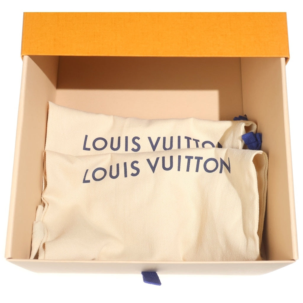 LOUIS VUITTON(ルイヴィトン) LVトレイナー デニム レザー ローカットシューズ スニーカー インディゴ/ホワイト LD0264 レディース