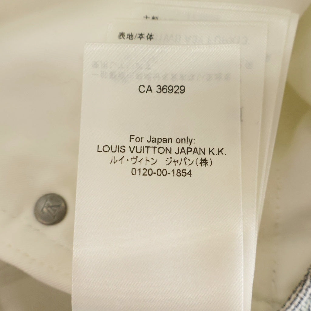 LOUIS VUITTON(ルイヴィトン) フローラルウォールペーパープリントパンツ ホワイト #34 1AK5QL レディース