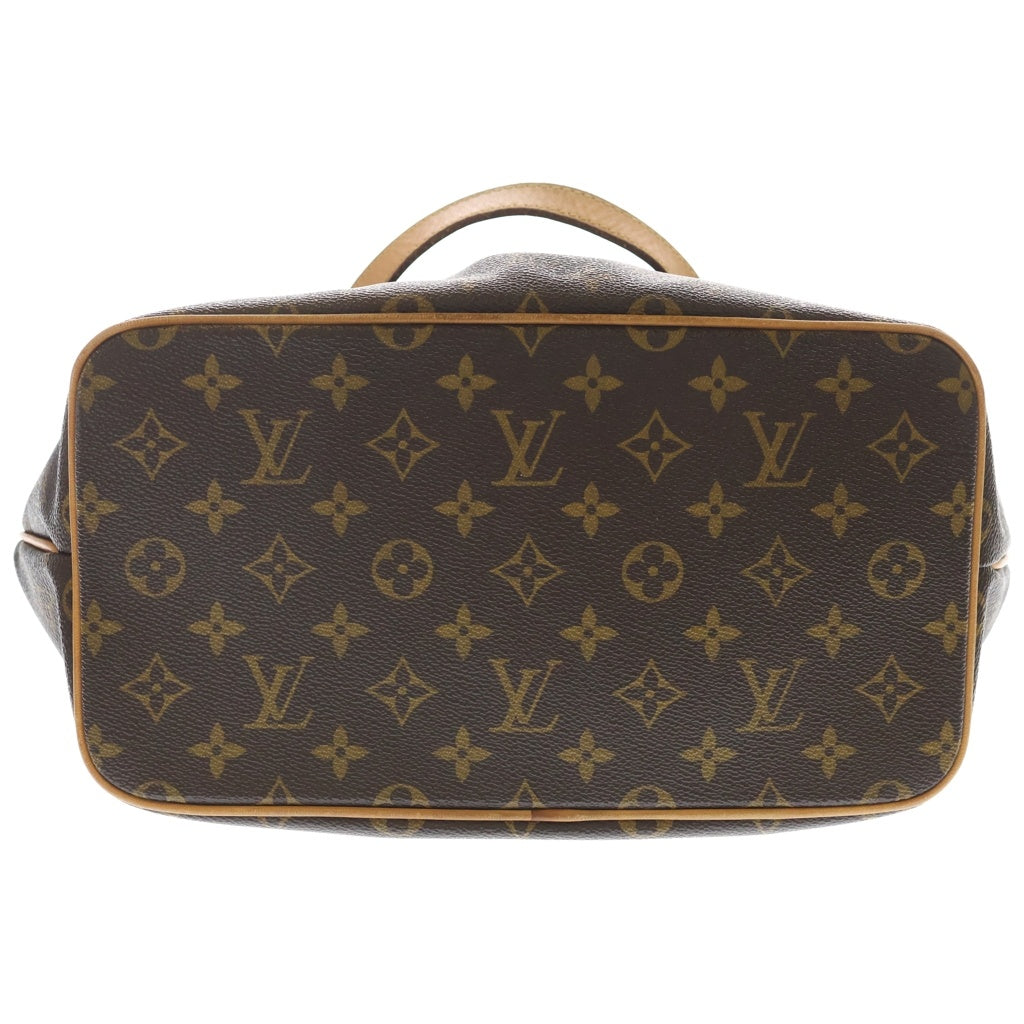 LOUIS VUITTON(ルイヴィトン) モノグラム パレルモPM 2wayバッグ ハンドバッグ ショルダーバッグ ブラウン レザー×PVC M40145 ゴールド金具 レディース