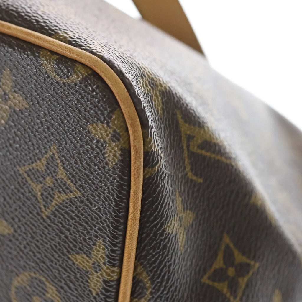 LOUIS VUITTON(ルイヴィトン) モノグラム パレルモPM 2wayバッグ ハンドバッグ ショルダーバッグ ブラウン レザー×PVC M40145 ゴールド金具 レディース