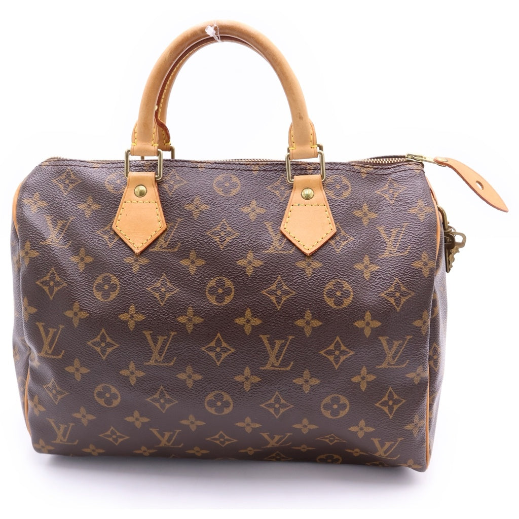 LOUIS VUITTON(ルイヴィトン) モノグラム スピーディ30 ハンドバッグ ボストンバッグ ブラウン PVC×レザー M41526 ゴールド金具 レディース