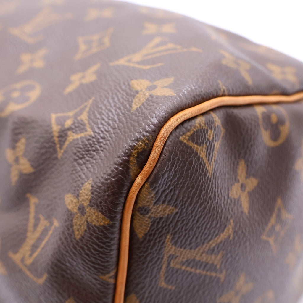 LOUIS VUITTON(ルイヴィトン) モノグラム スピーディ30 ハンドバッグ ボストンバッグ ブラウン PVC×レザー M41526 ゴールド金具 レディース