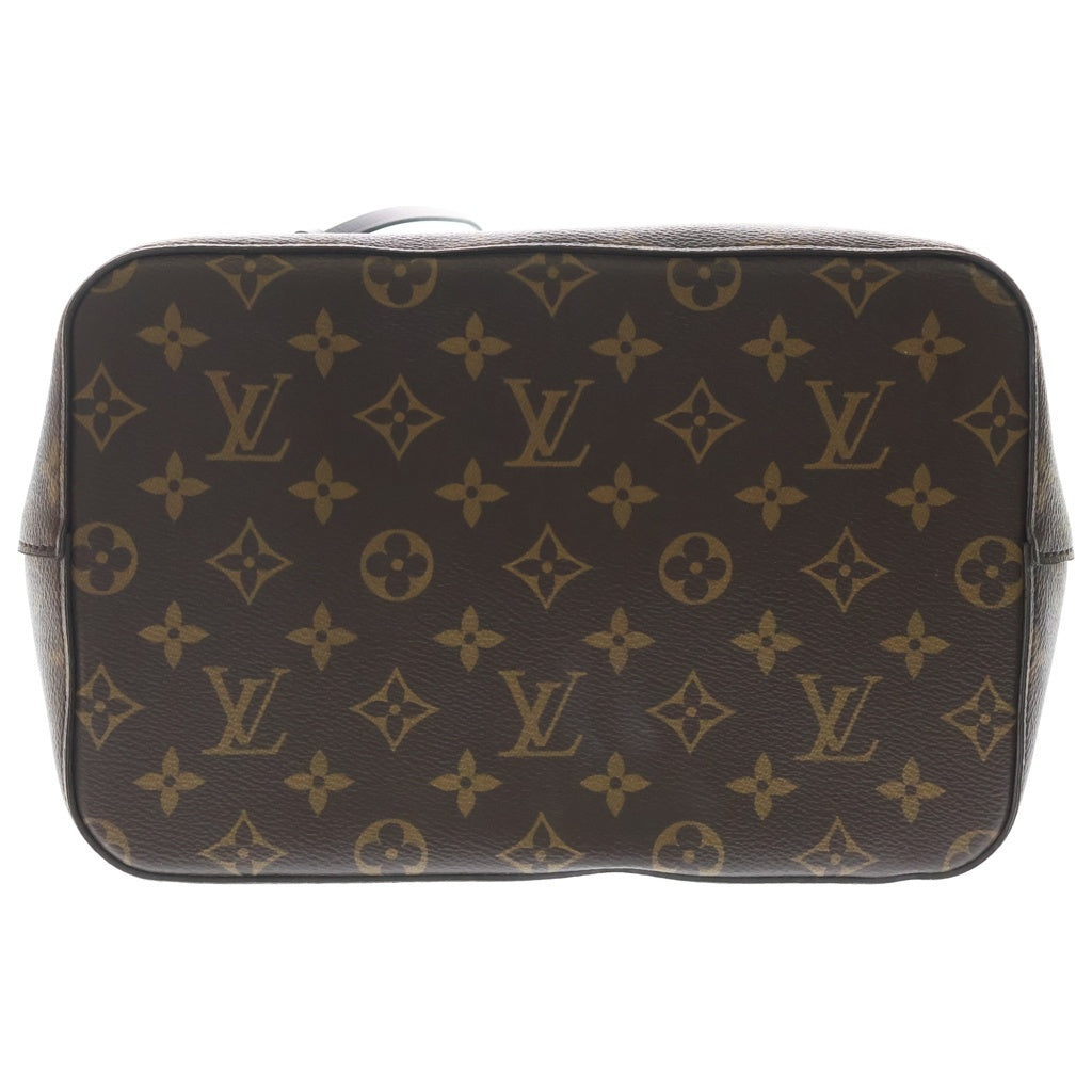 LOUIS VUITTON(ルイヴィトン) モノグラム ネオノエ ショルダーバッグ ブラウン レザー×PVC M44020 ゴールド金具 レディース