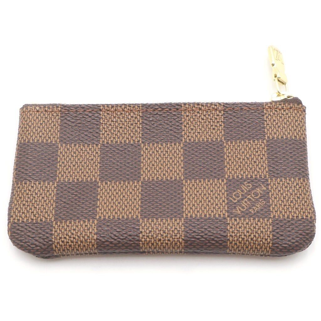 LOUIS VUITTON(ルイヴィトン) ダミエ ポシェット クレ カード コイン キーケース ブラウン N62658 レディース