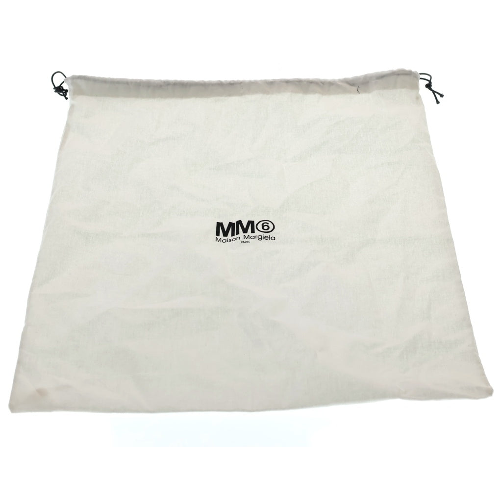 MM6 Maison Margiela(エムエムシックスメゾンマルジェラ) MM6 ジャパニーズバッグ トートバッグ ハンドバッグ ブラック レザー レディース