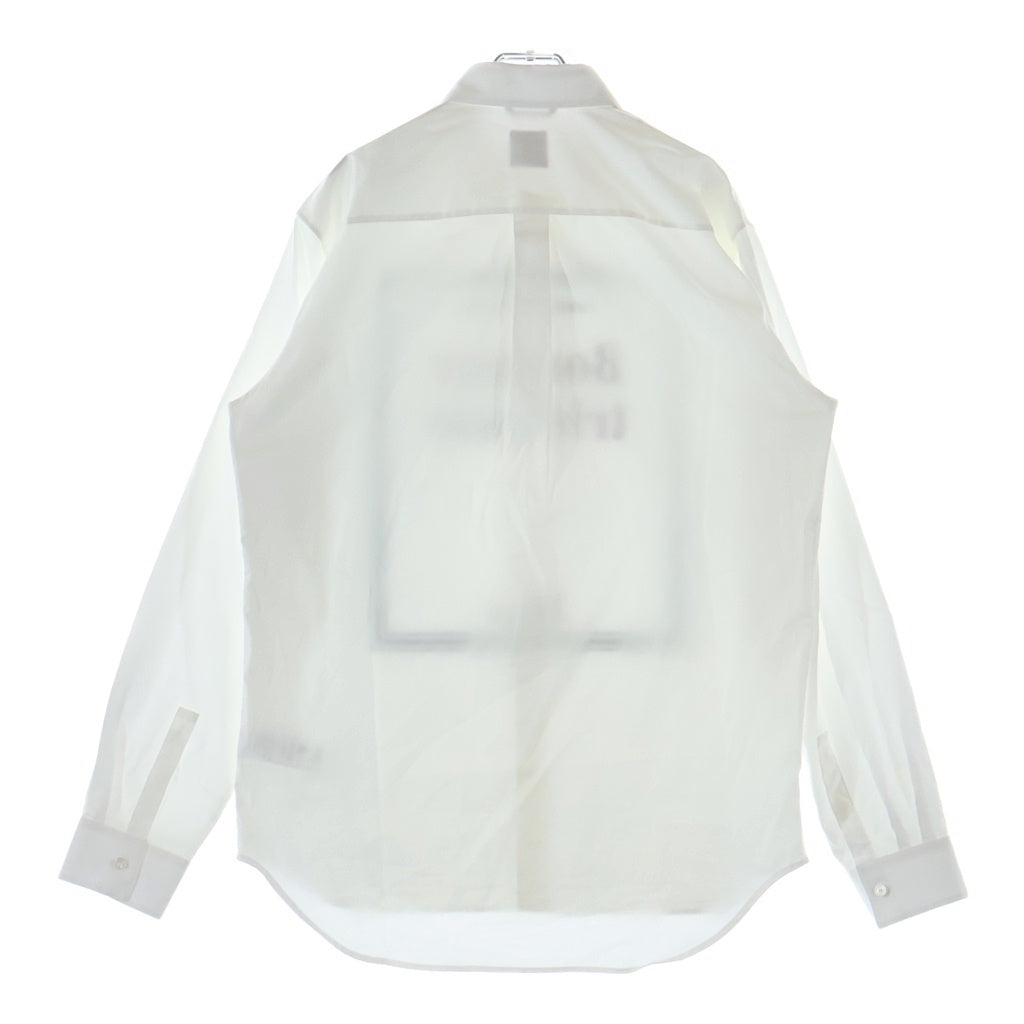 DIOR(ディオール) 26SS BookCover ブックカバー コットン ボタンダウン 長袖シャツ ホワイト 683C573A3118