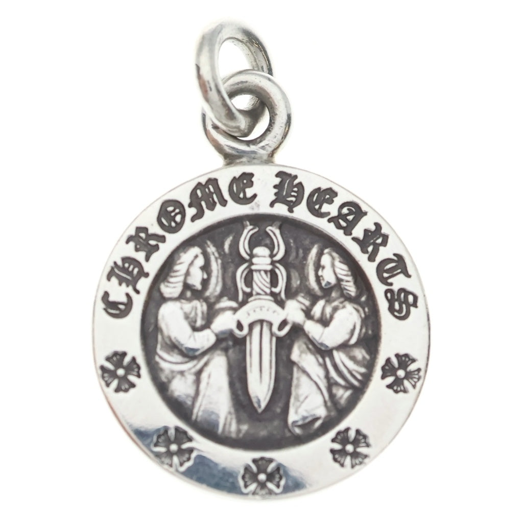 CHROME HEARTS(クロムハーツ) ■CHRM ANGL MDL V2 エンジェルメダルチャーム ペンダントトップ シルバーBCA229