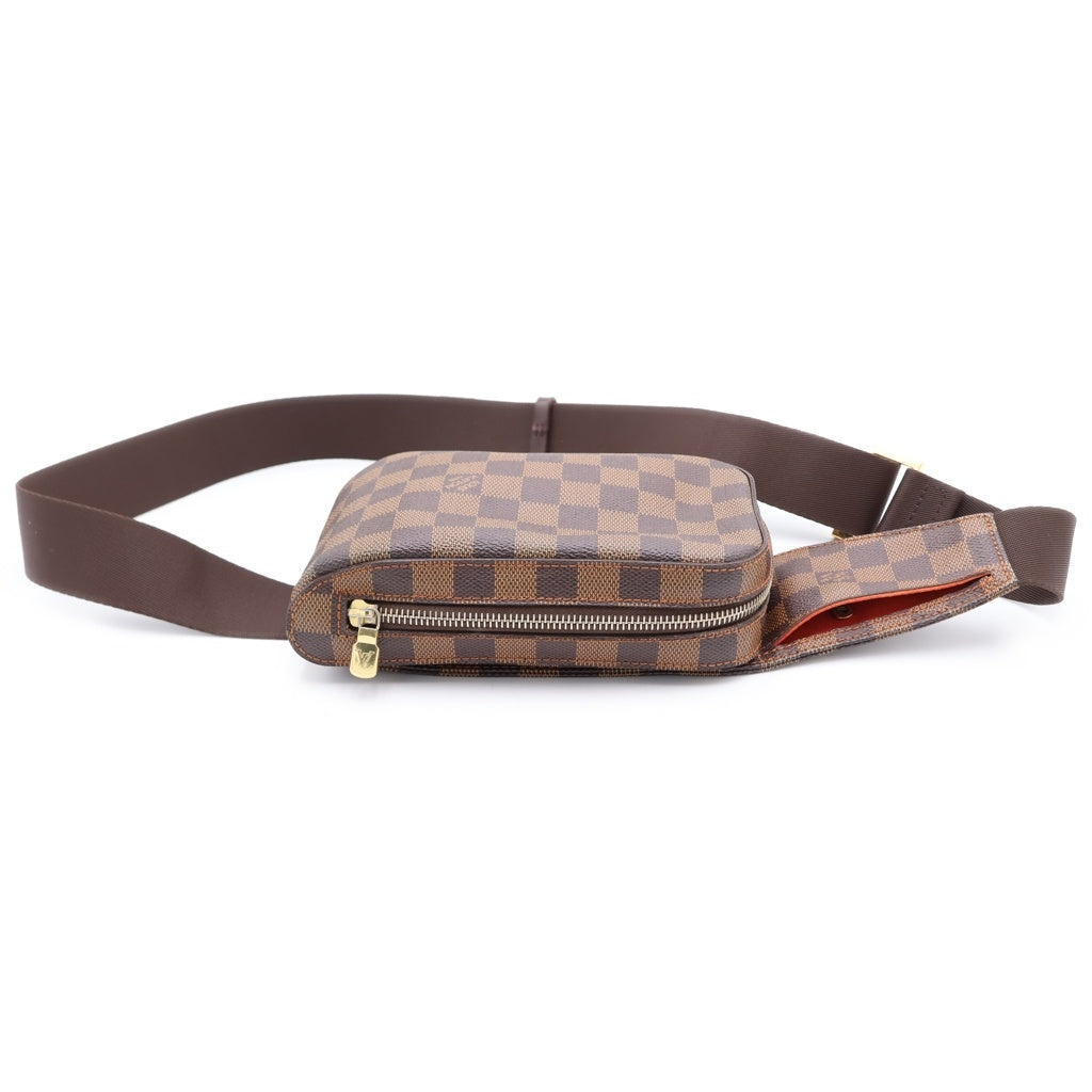 LOUIS VUITTON(ルイヴィトン) ダミエ ジェロニモス PVC レザー ボディバッグ ショルダーバッグ ブラウン N51994 レディース