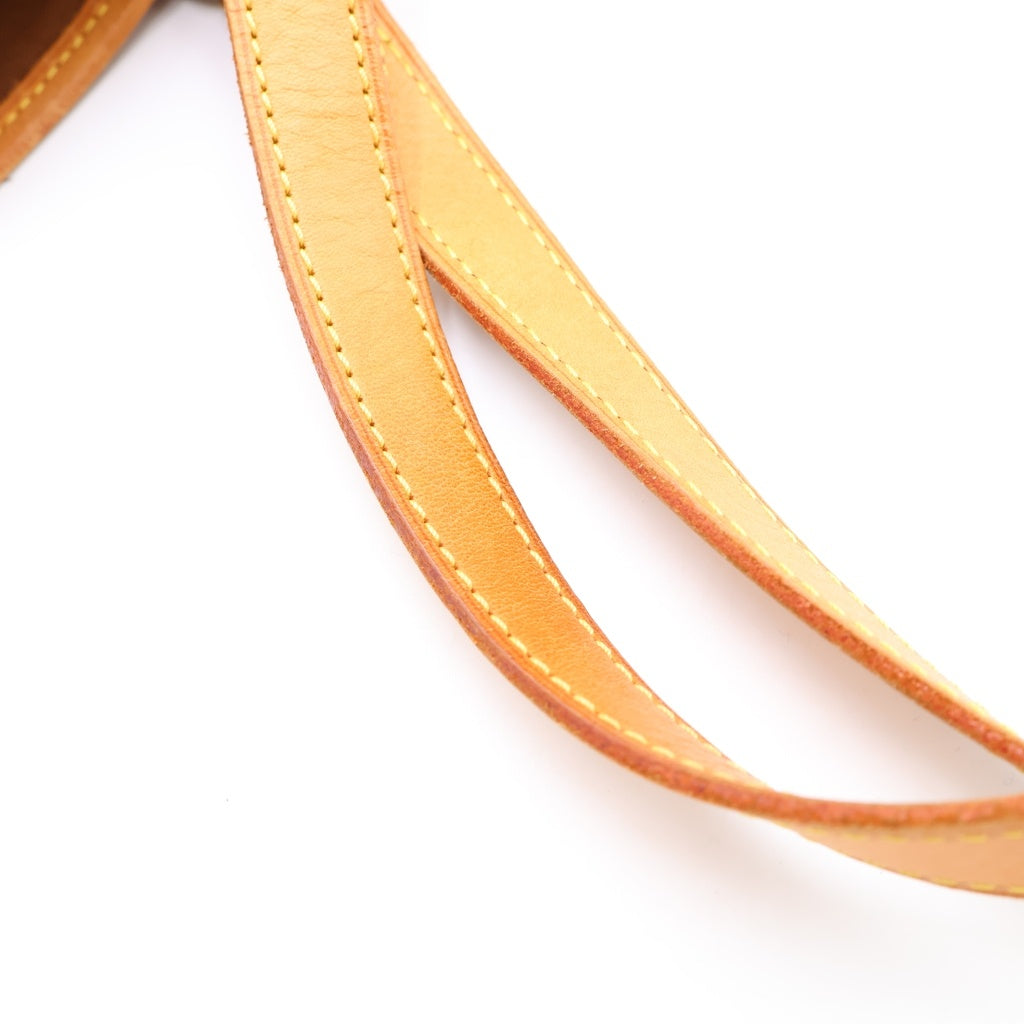 LOUIS VUITTON(ルイヴィトン) モノグラム バティニョール・オリゾンタル ハンドバッグ トートバッグ ブラウン レザー×PVC M51154 ゴールド金具 レディース