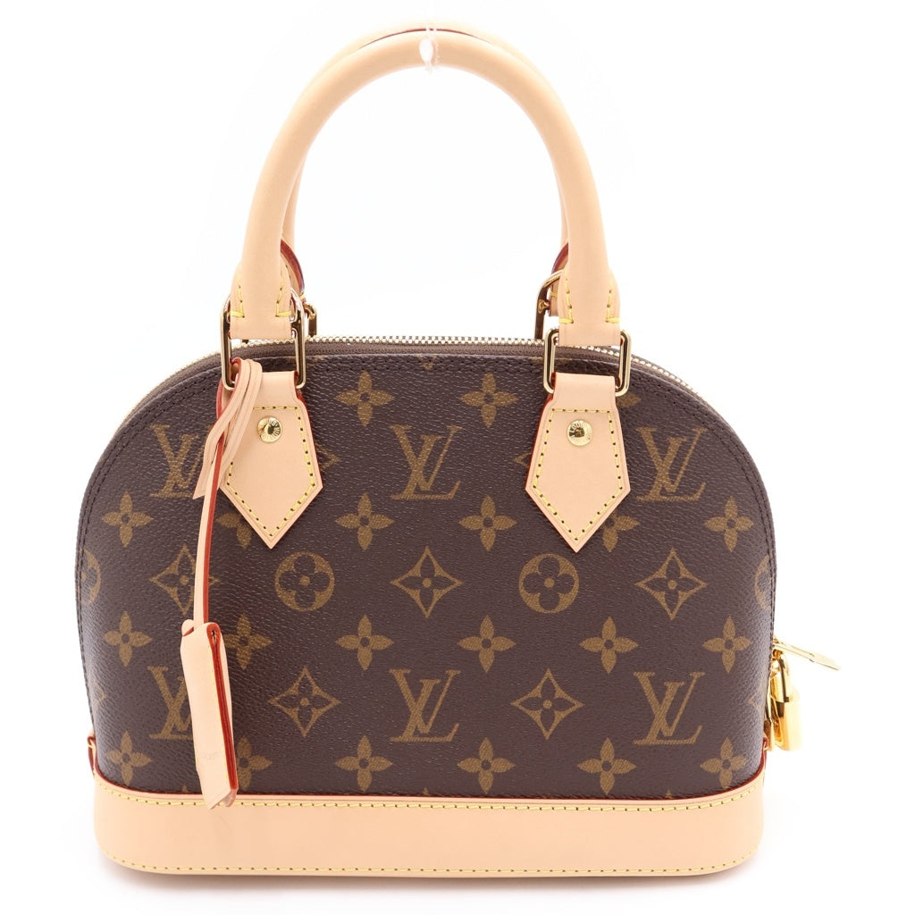 LOUIS VUITTON(ルイヴィトン) モノグラム アルマBB PVC レザー2WAY ハンドバッグ ショルダーバッグ ICタイプ ブラウン M53152 レディース