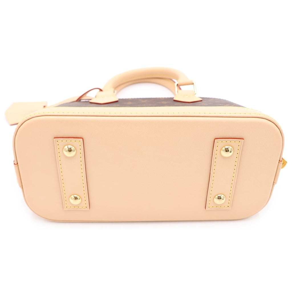 LOUIS VUITTON(ルイヴィトン) モノグラム アルマBB PVC レザー2WAY ハンドバッグ ショルダーバッグ ICタイプ ブラウン M53152 レディース